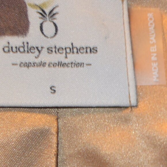 Dudley Stephens S Camel Conyers Double Breasted Sherpa Fleece Jacket - Picture 9 of 9
